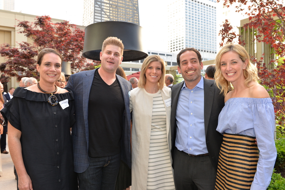 Childrens Research Fund 2016 Ball Kick Off_Michelle Friedman, Justin and Kendra Shiffman, Greg and Sasha Adler