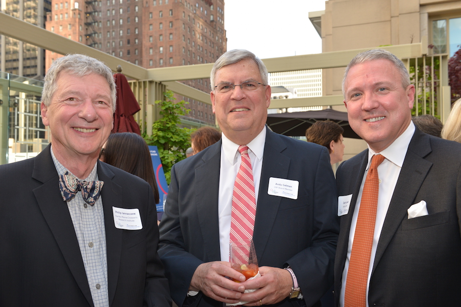 Childrens Research Fund 2016 Ball Kick Off_Philip Iannaccone, MD, PhD, Andy Gelman, Zach Lazar