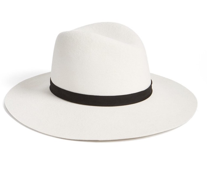 Janessa Leone Camellia Wide Brimmed Classic Fedora