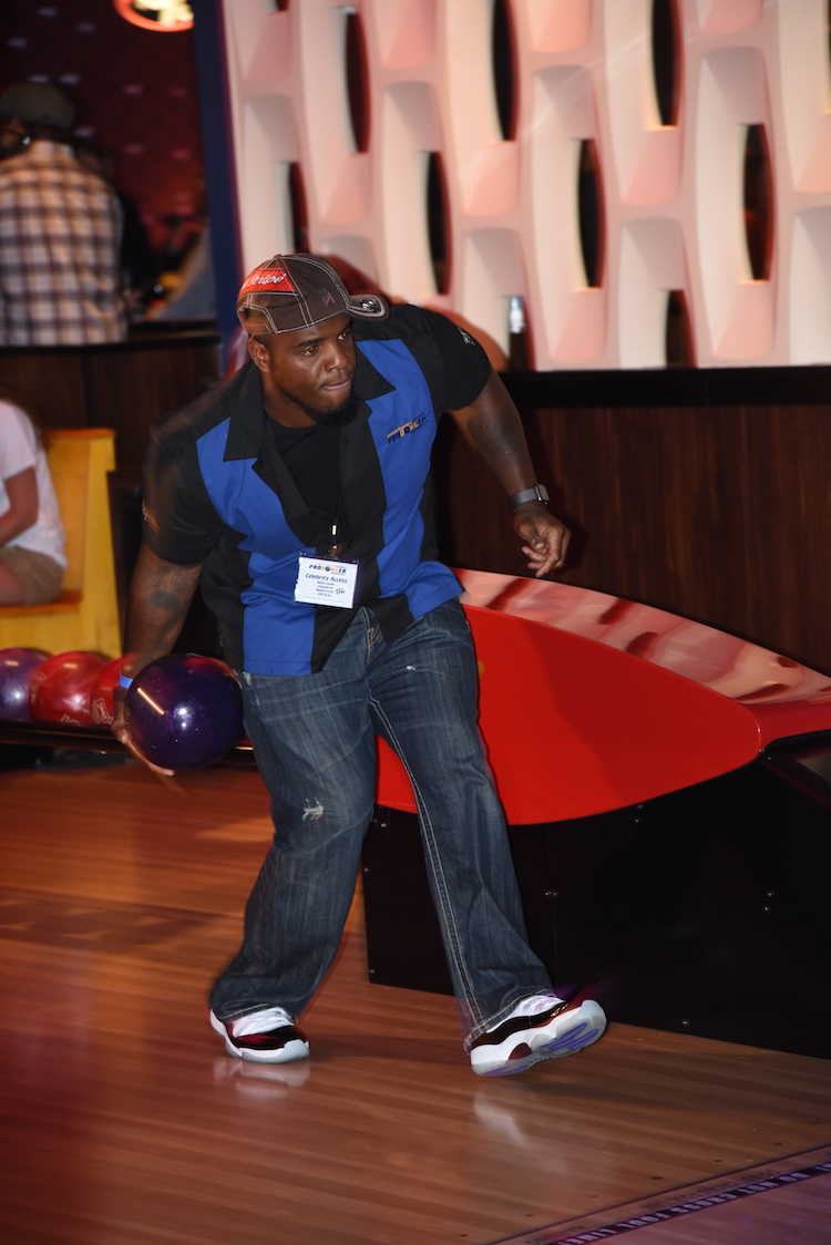 Jason McKie Charles Tillman 2016 Celebrity Pro BOWLer Tournament 