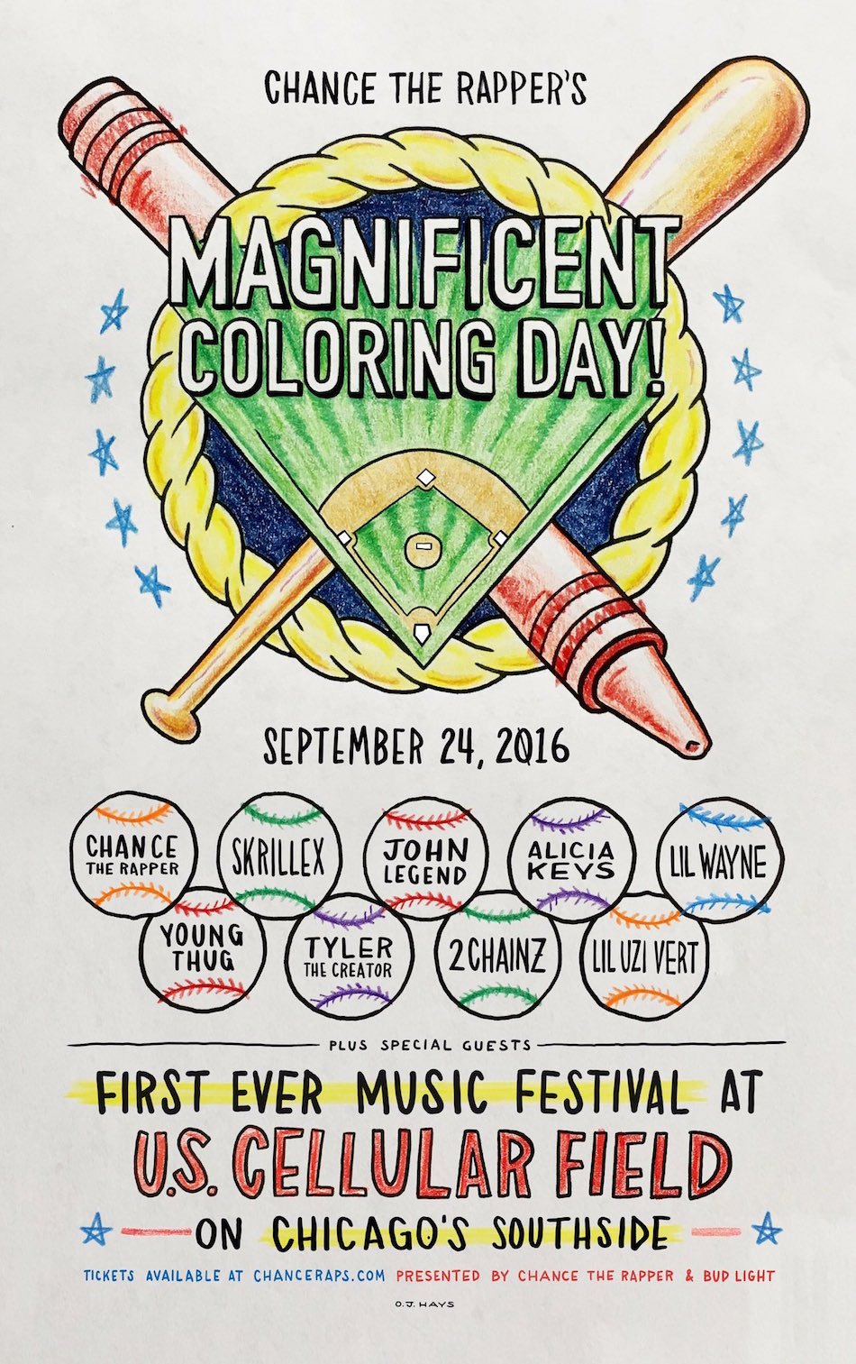 Magnificent Coloring Tour chance the rapper
