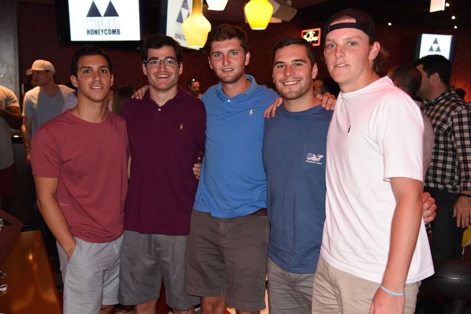 Nick Mandera, Danny Pinelli, Jack Molitor, Brian O’Brien and Jack Hartman. Photo credit- Kings Bowl