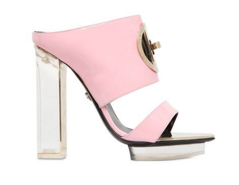 Versace patent mule
