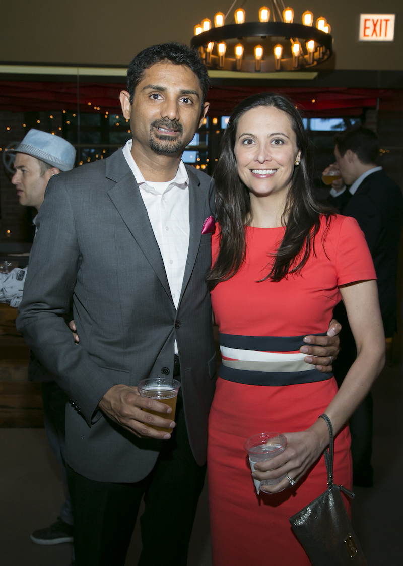 Adil Khan and Scenemakers Board member Kristin Rylko at the 5th Annual Scene Soirée